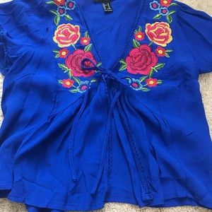 Boho Front tie top